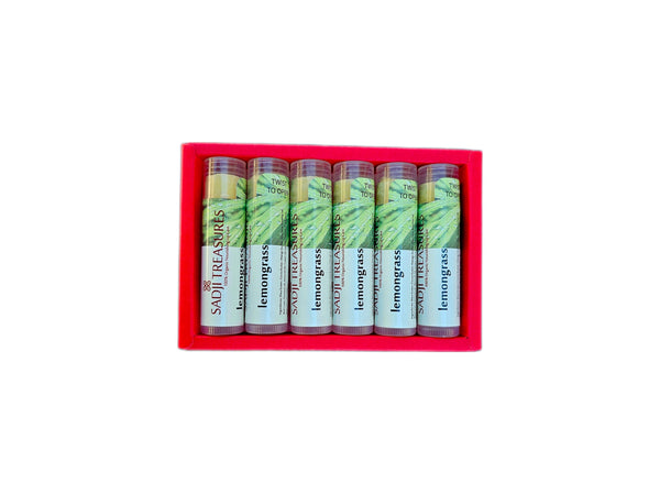 Sadji Treasures Organic Shea Lip Balm-LEMONGRASS