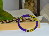 Sadji Treasures Blue/Purple Bangles - 4pcs