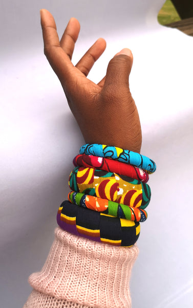 Stackable Multi-colored Bangles - 2 sizes
